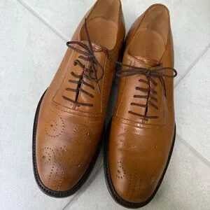 Gucci | Shoes | Gucci Mens Leather Brogue Oxford Dress Shoes  display picture 3